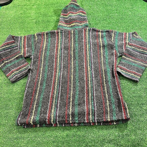 Frank’s Textiles Baja Unisex Made In Mexico Hoodie Pullover Multicolored Large - Picture 14 of 15